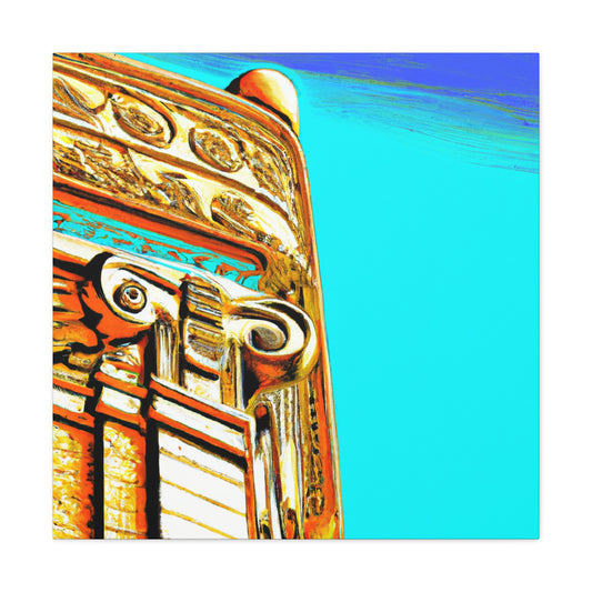 Opulent Palatial Neo-Deco - Canvas Art Deco