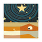 Splash of Sunshine - Midcentury - Canvas