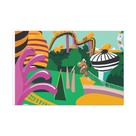 Verdant Valleyscape - Amusement - Canvas