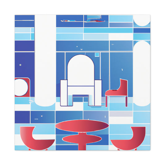 Coolstripes- Midcentury - Canvas