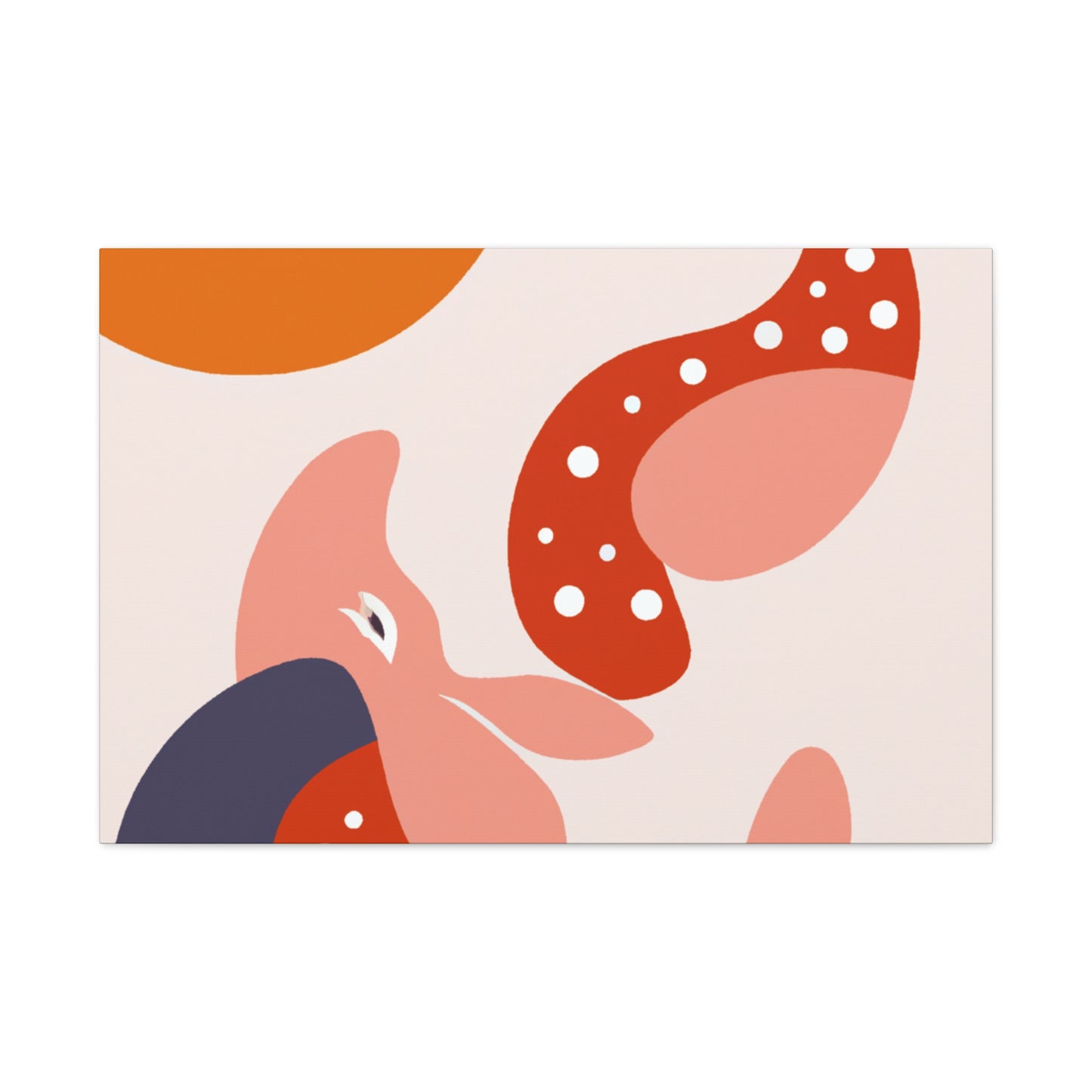 Utopia Garden- Midcentury - Canvas