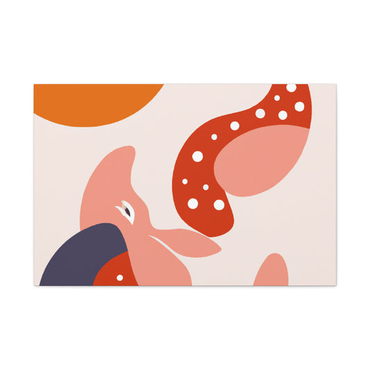 Utopia Garden- Midcentury - Canvas