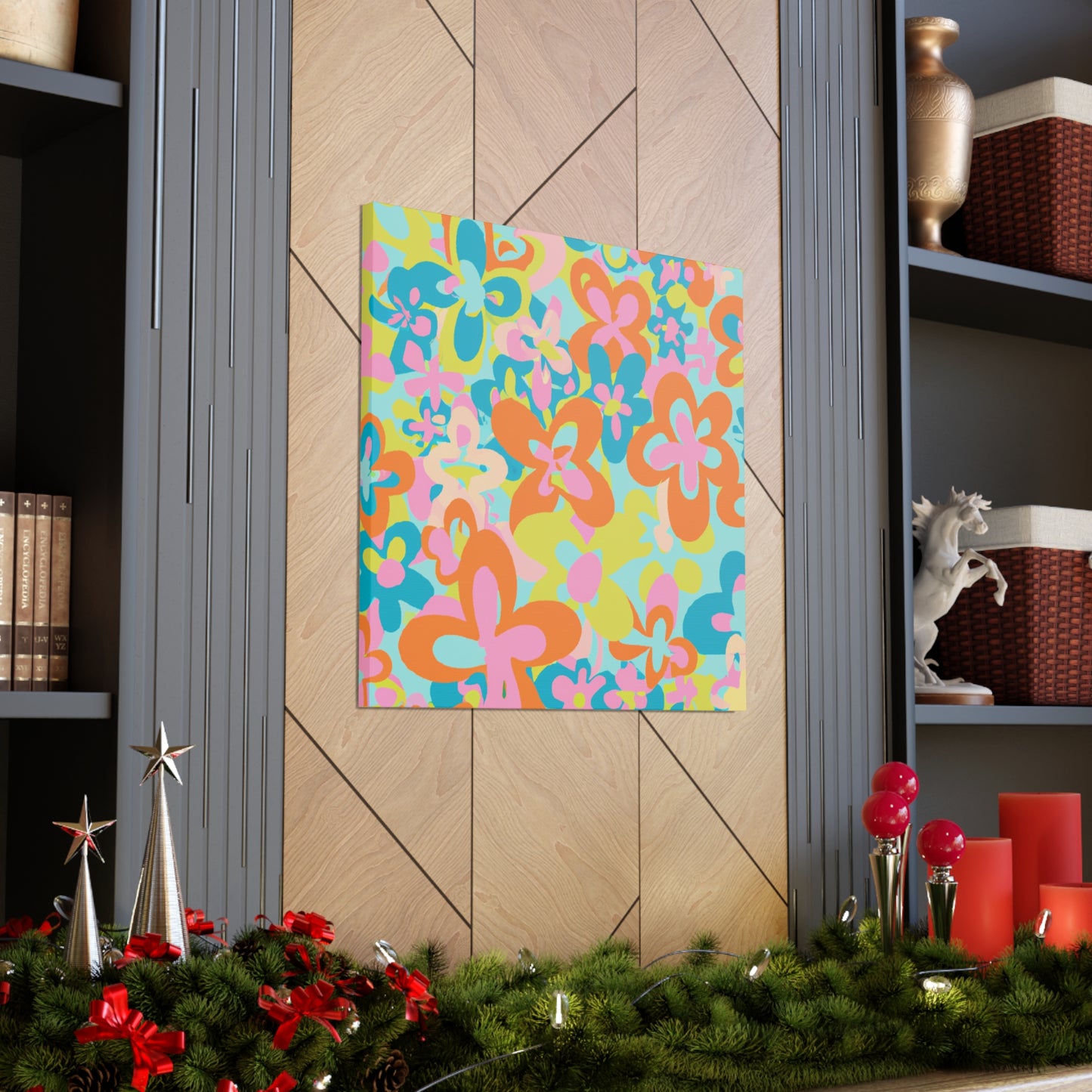 "The Blooming Bouquet" - Floral Canvas