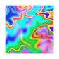 Dolphin's Breath - Abstract - Canvas