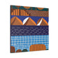 Blue RIver - Midcentury Canvas