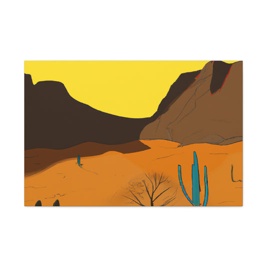 Sandsculpture Landscape - Canvas