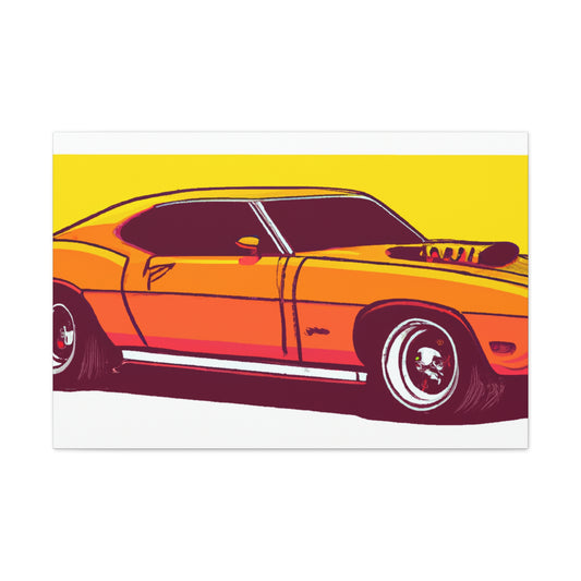 Traditional Flash - Automobile - Canvas