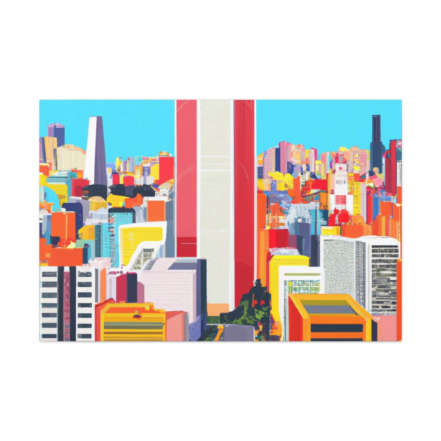 Santiago Villaescusa - South America Canvas