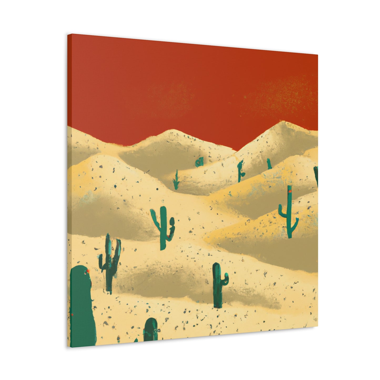 Glamourous Simplicity - Vintage Contemporary - Desert - Canvas