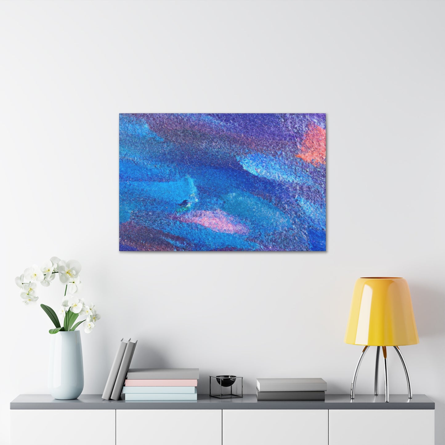 Windy Winter - Abstract Canvas