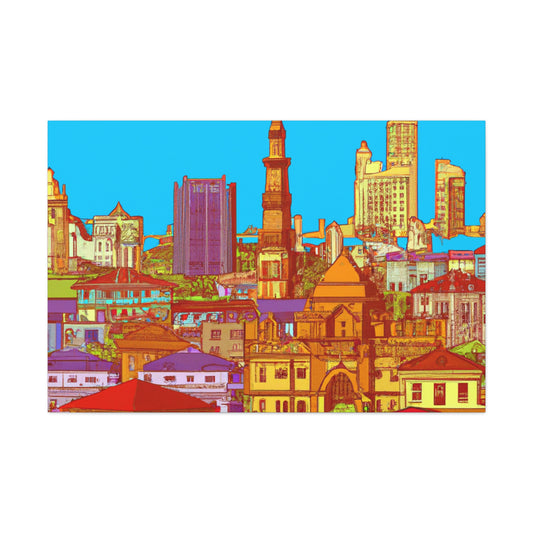 Namaste Delhi - Destination India - Canvas