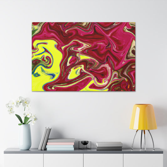 Luminous Aqua - Abstract - Canvas