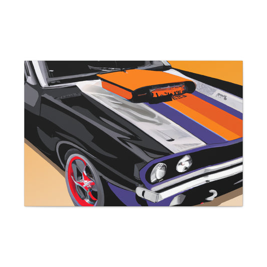 King Rod - Automobile - Canvas