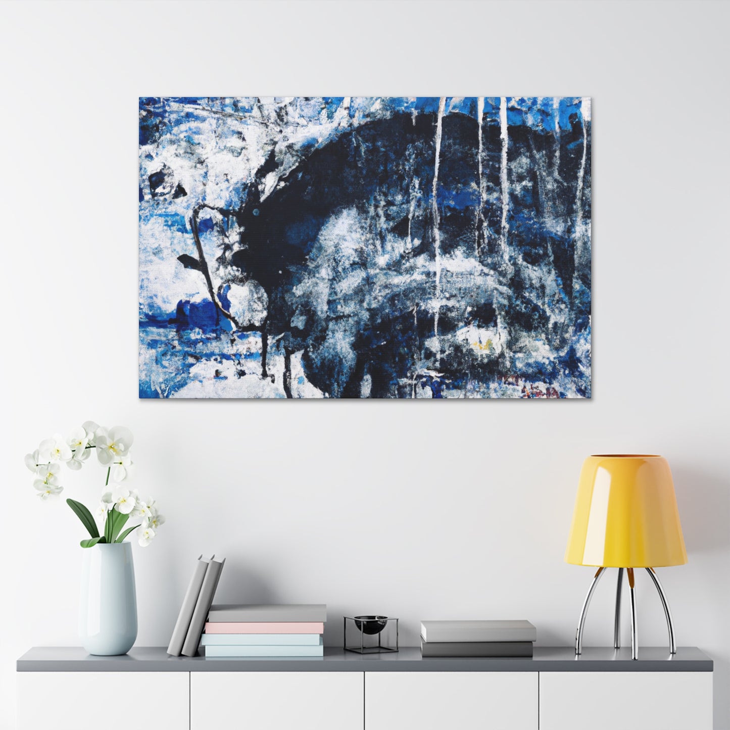 Winter Champaigne - Abstract Canvas