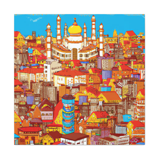 Sunrise by the Taj - Destination India - Canvas