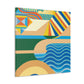 Waterpark - Midcentury Canvas