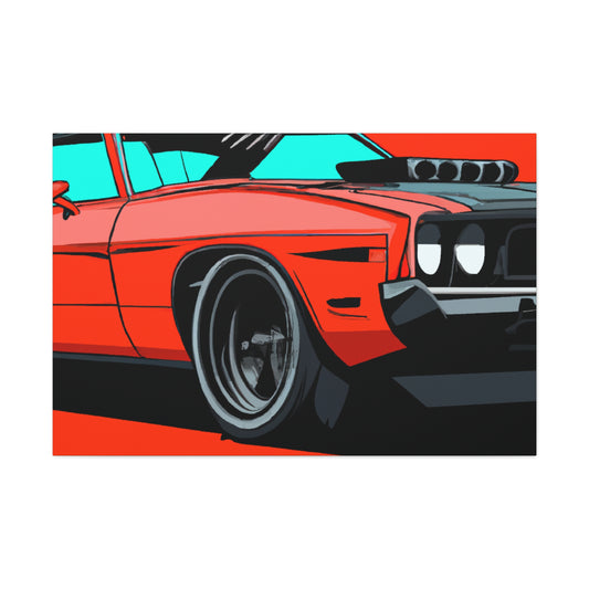Vintage Scorcher - Automobile - Canvas