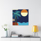 "Fanciful Farewell- Midcentury" - Canvas