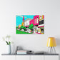 Moonlight Drive-In. - Pop Art Canvas