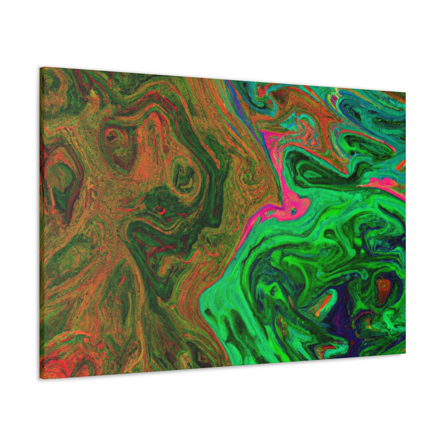 Green Mean - Canvas - Abstract