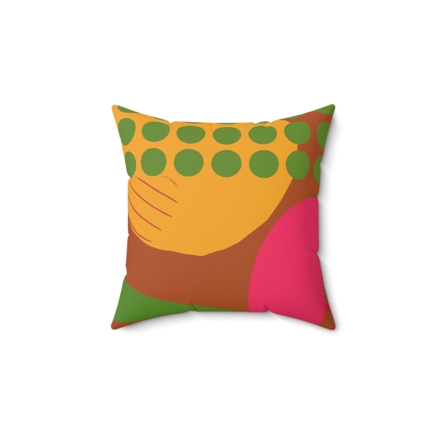 Spun Polyester Square Pillow