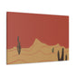 Desert Stage - Vintage Contemporary - Desert - Canvas