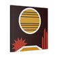 Gliding Shapes- Midcentury - Canvas