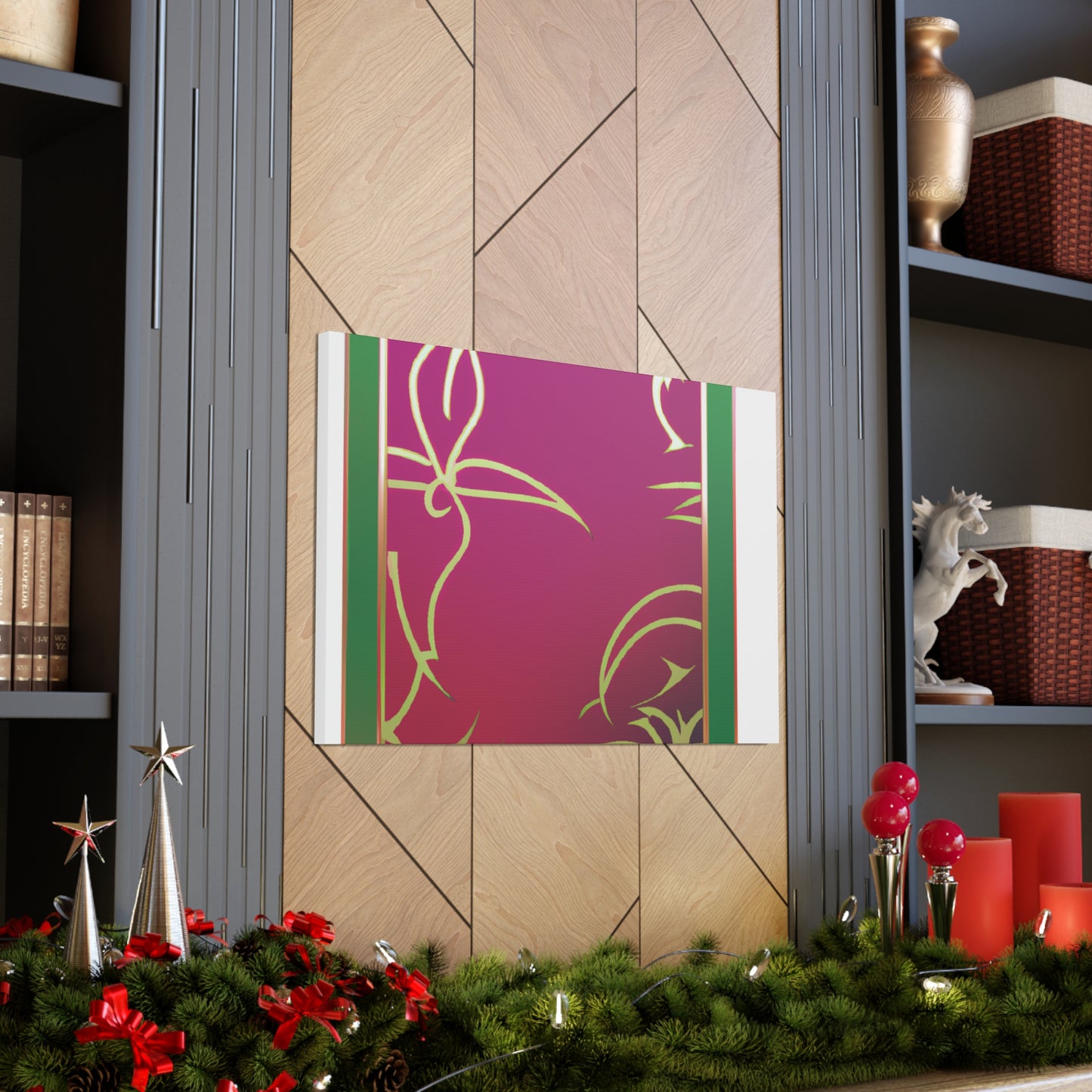 Pink Panel - Glass Canvas
