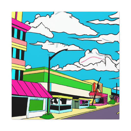 Sky View Way - Pop Art Canvas