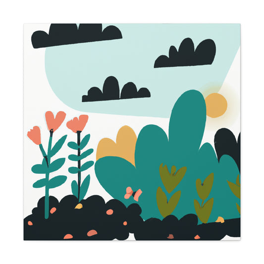 Blooming Harmony- Landscape - Canvas