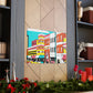 Jukebox Avenue - Pop Art Canvas
