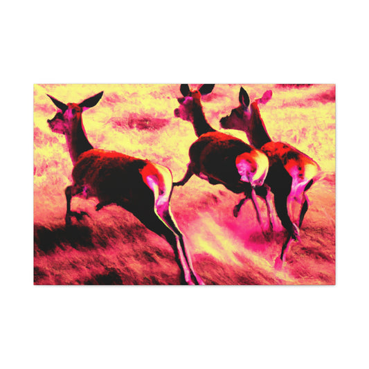 Prancing- Canvas - Wildlife