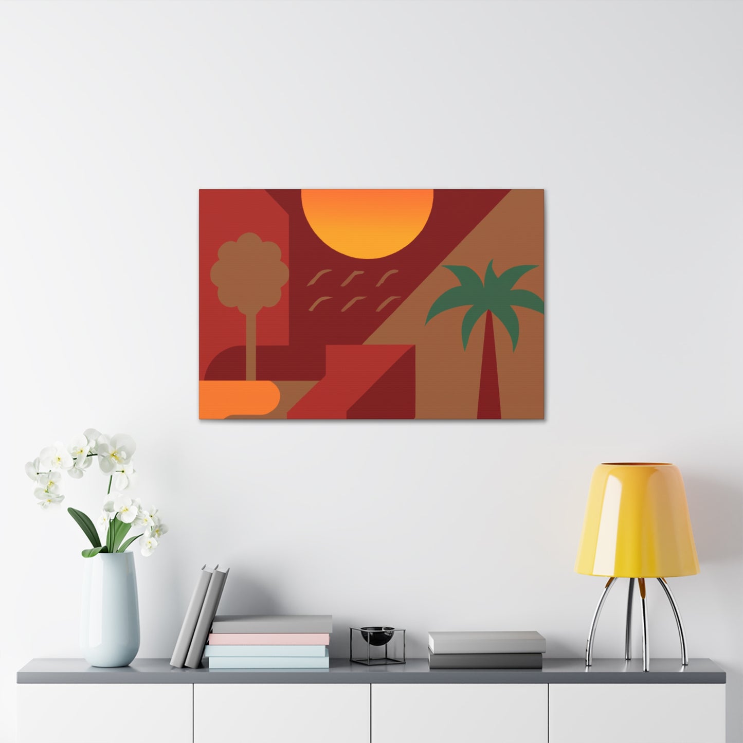Utopia Bubble- Midcentury - Canvas