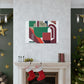 Giraffeon. - Midcentury Modern Canvas