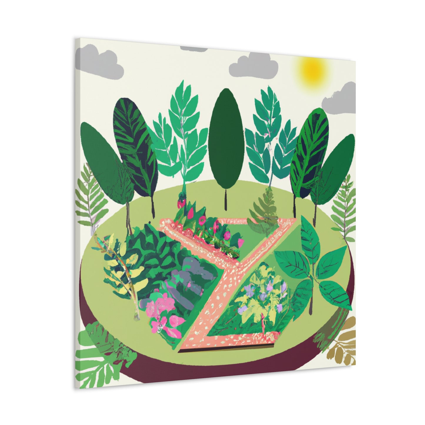 Gardenscape-Landscape - Canvas