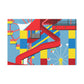 Cotton-Candy City - Amusement - Canvas