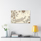 Blossomway - Floral - Canvas
