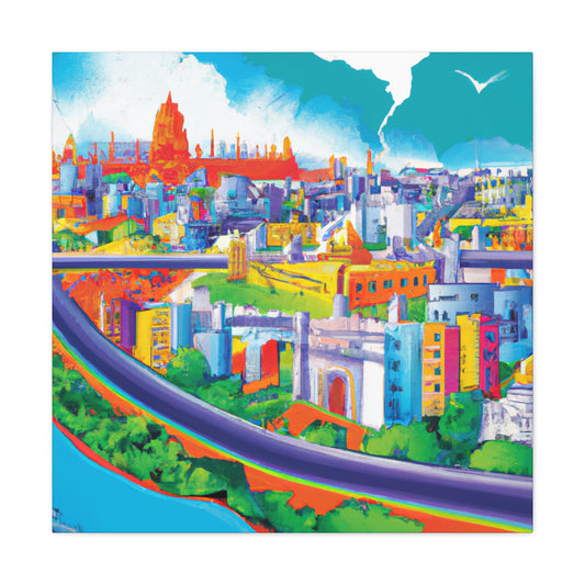 Kaleidoscope of Colors - Destination India - Canvas