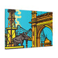 Saffron Seaside - Destination India - Canvas