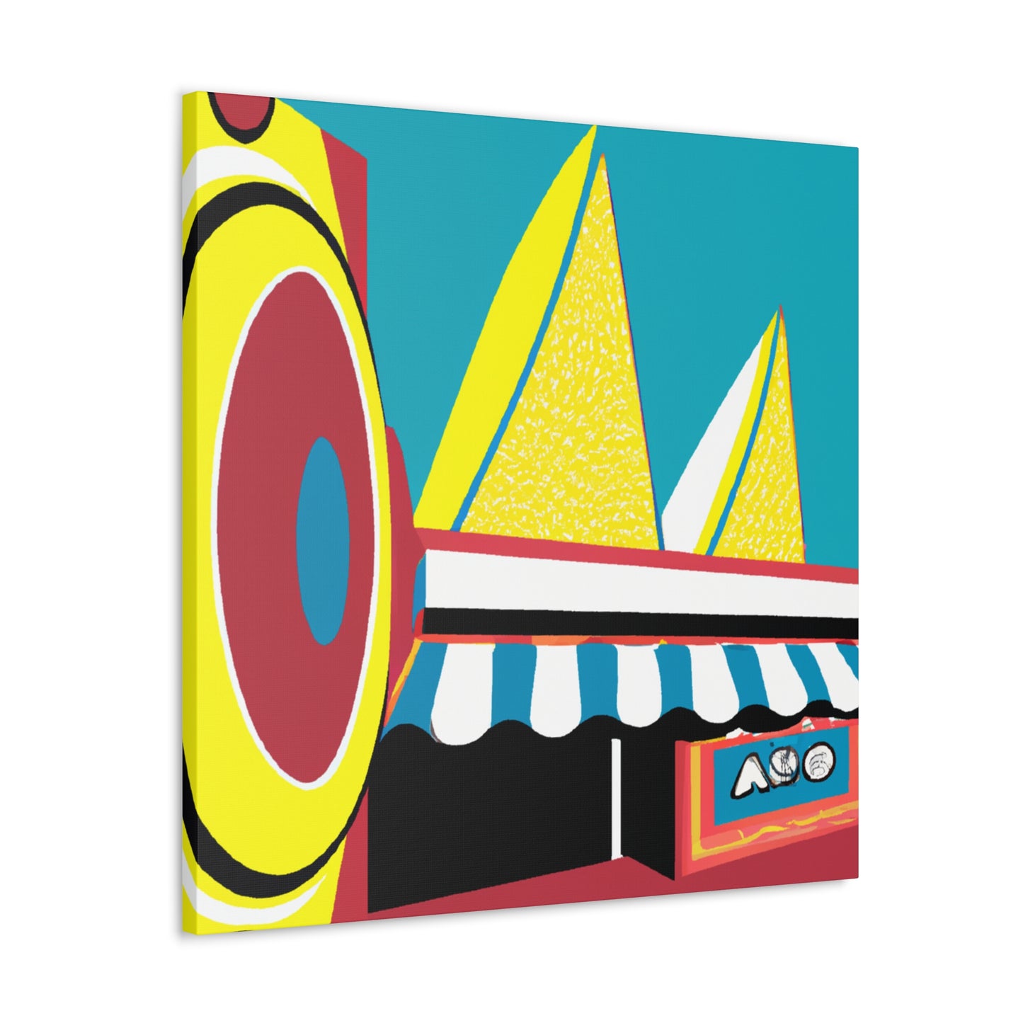Sunshine Records - Canvas Pop Art