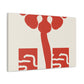 Feline Fluffball - Midcentury Canvas