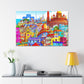 Tajmahal - Destination India - Canvas