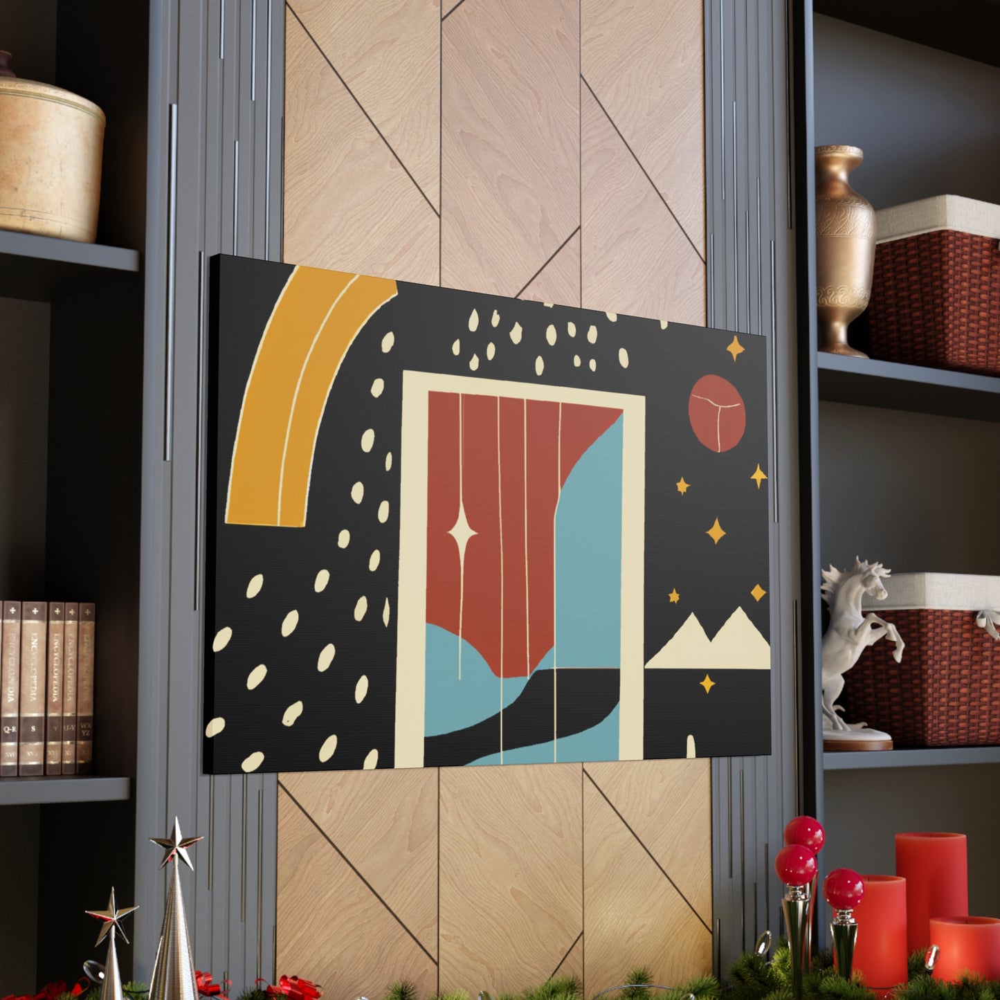 Honey Entry - Midcentury Canvas