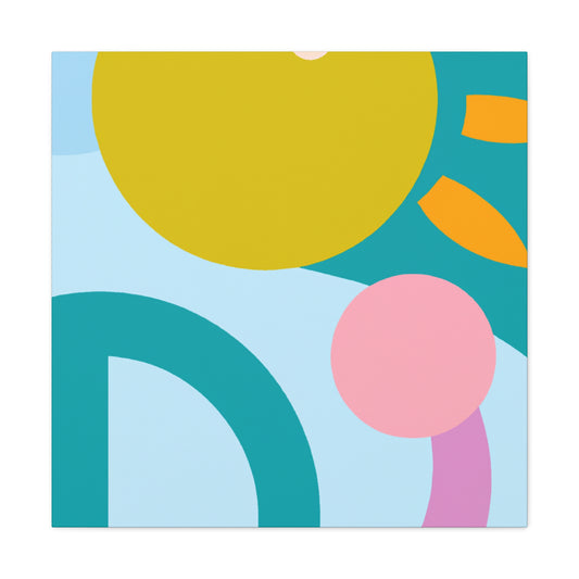 Pigment Paradise- Midcentury - Canvas