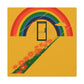 Rainbow Tranquility - Minimalism - Canvas