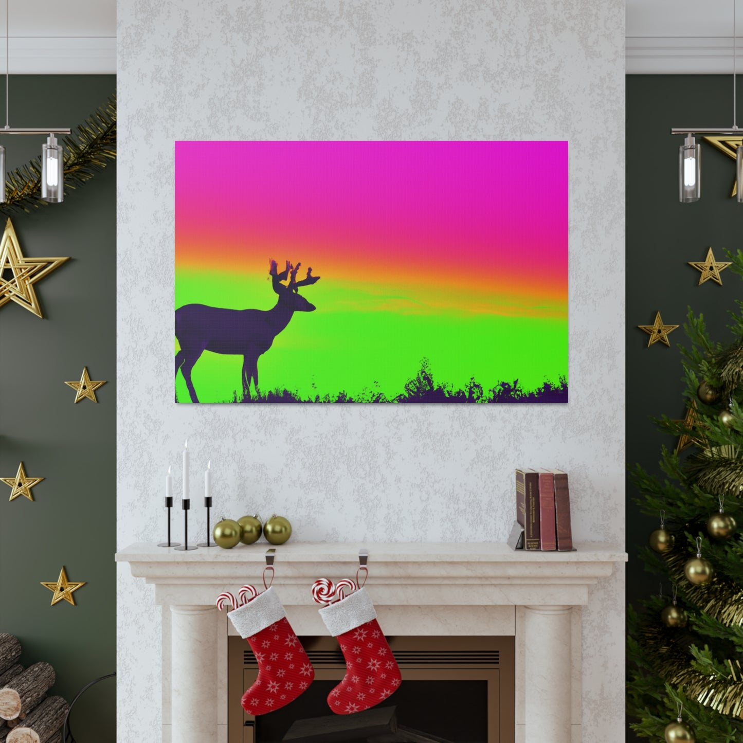 Stud Neon Sky. - Wildlife Canvas
