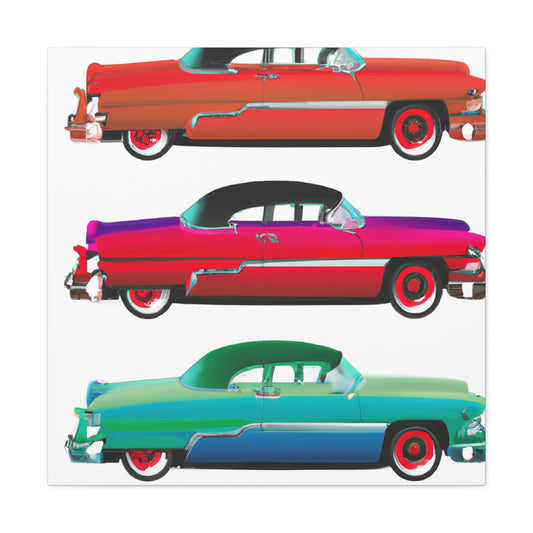 Vintage Valiant - Automobile - Canvas