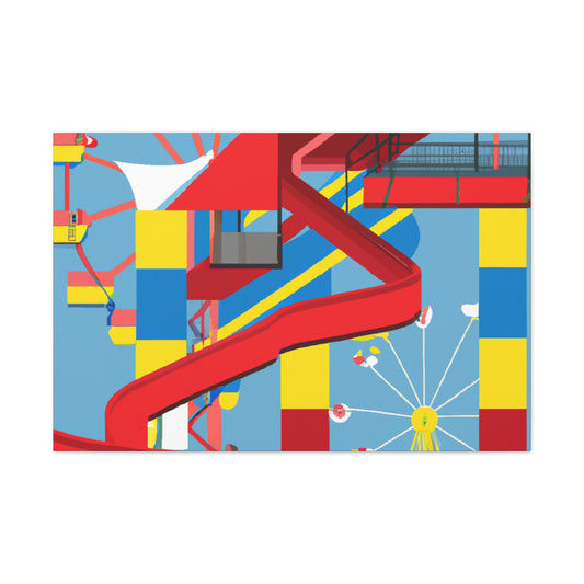 Cotton-Candy City - Amusement - Canvas