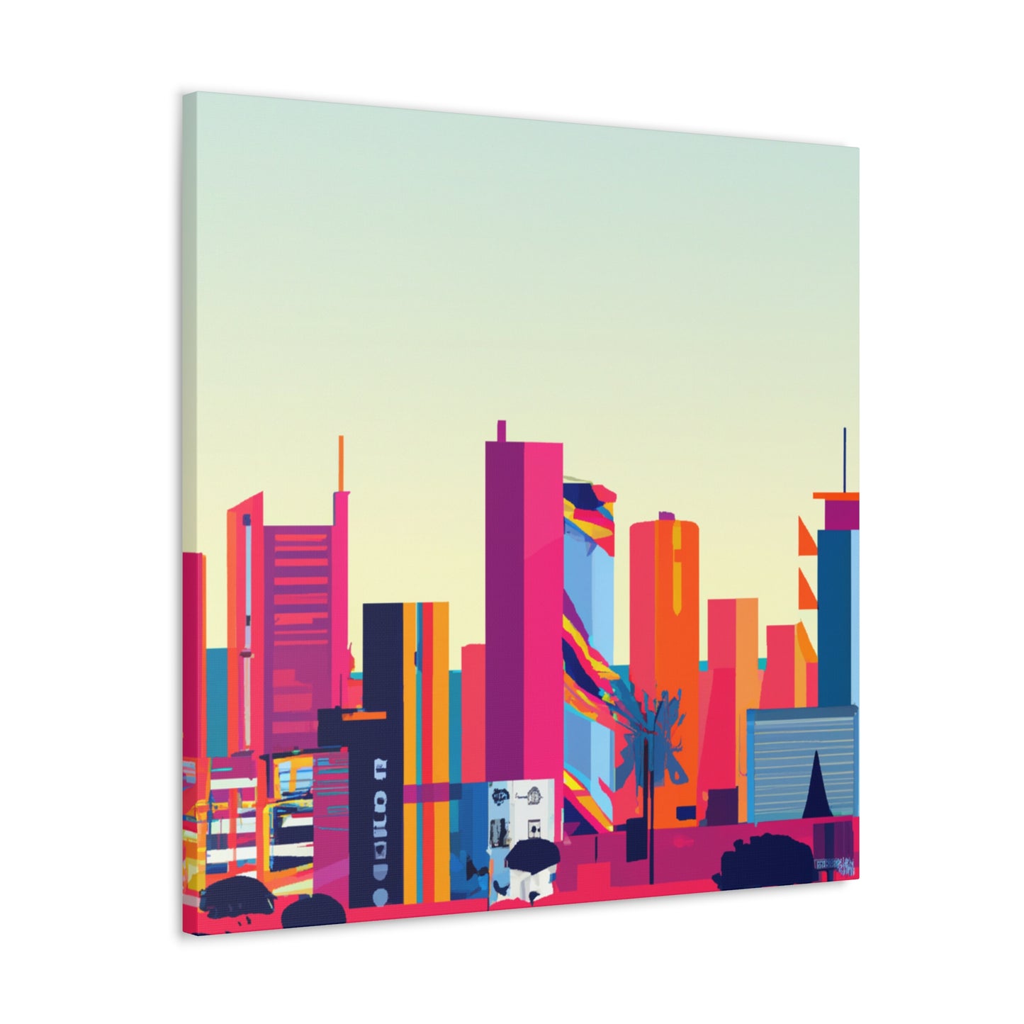 Machu Market - South America - Canvas