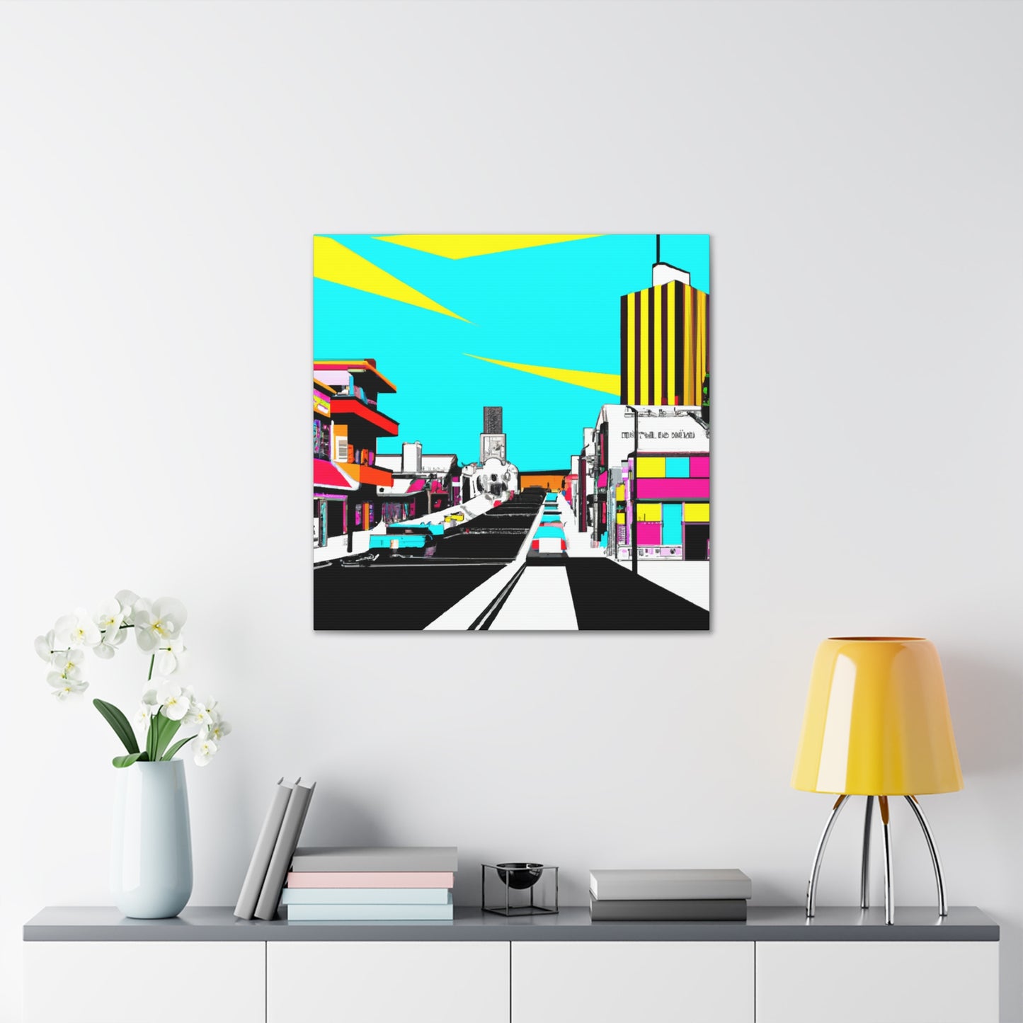 Futuristic Alley - Canvas Pop Art